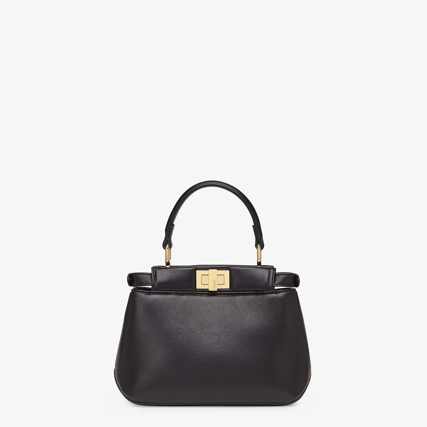 Black nappa leather bag - 4