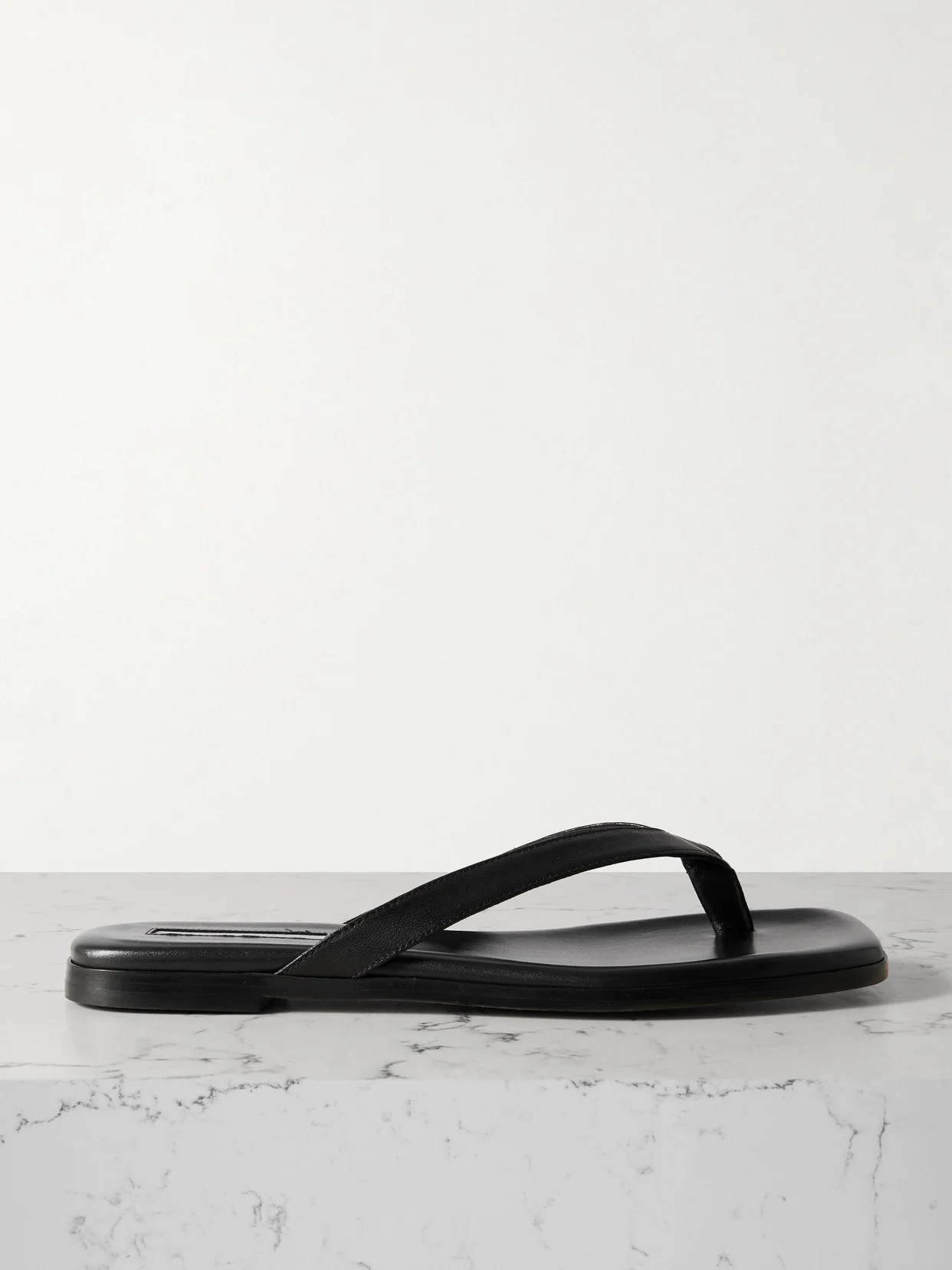 Meta Leather Flip Flops - 1
