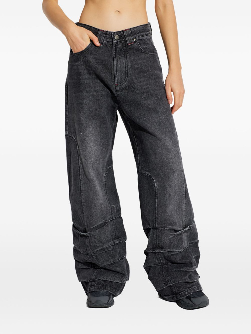 smoke-detailed wide-leg jeans 3