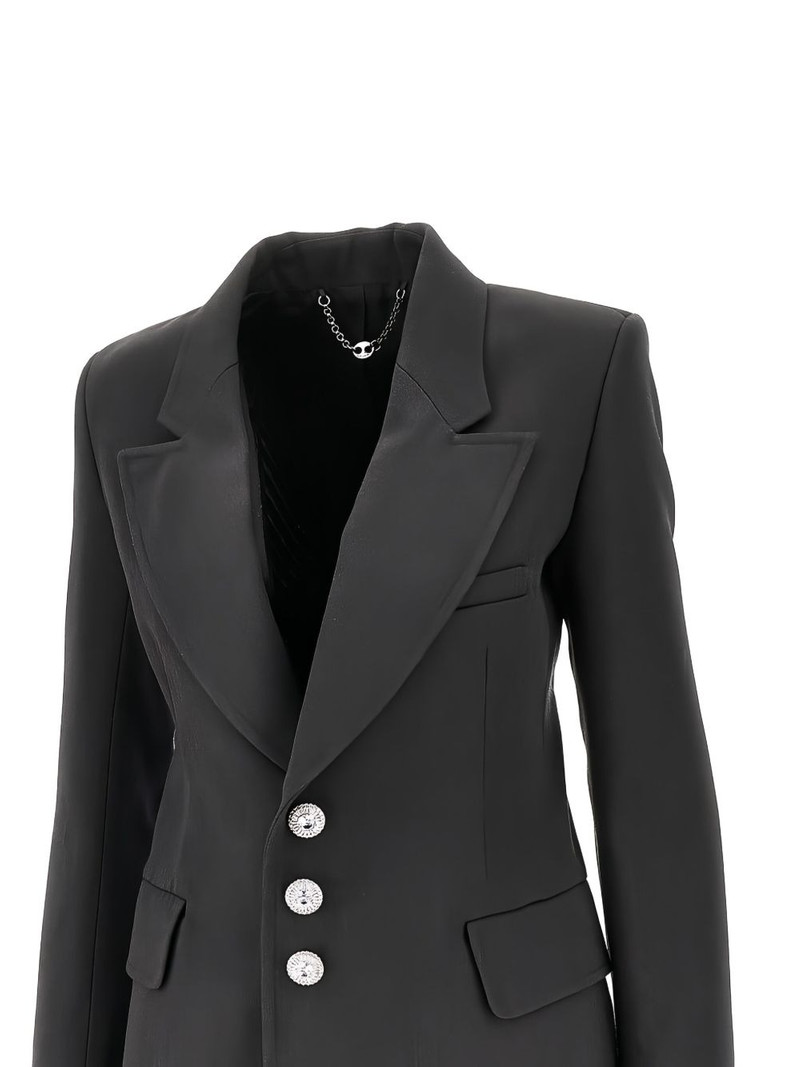 rabanne embellished-button single-breasted blazer outlook