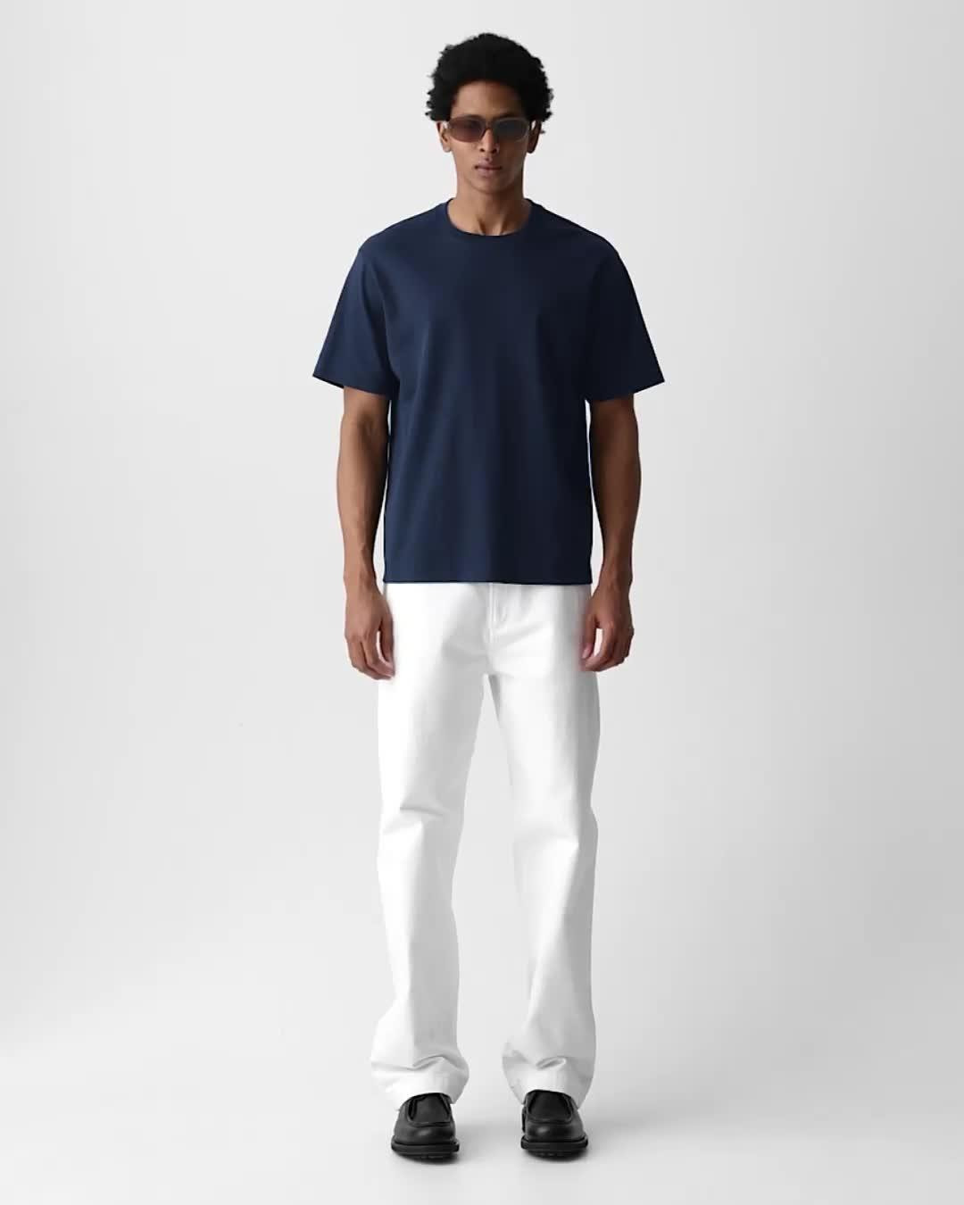 Relaxed Tee in Cotton Jersey - 8