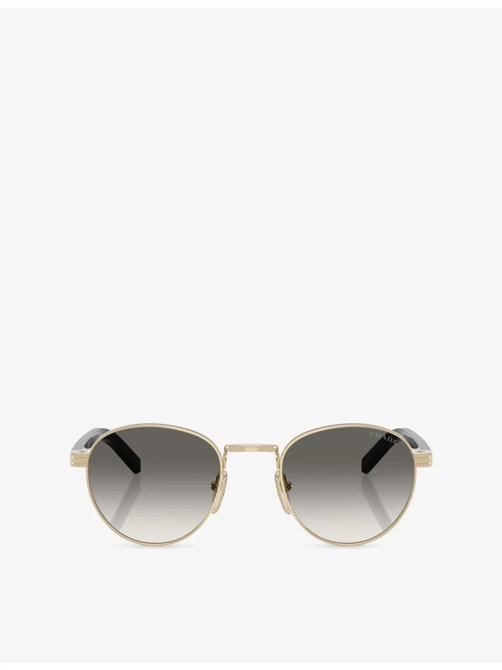 PRB52S Round-Frame Metal Sunglasses - 1