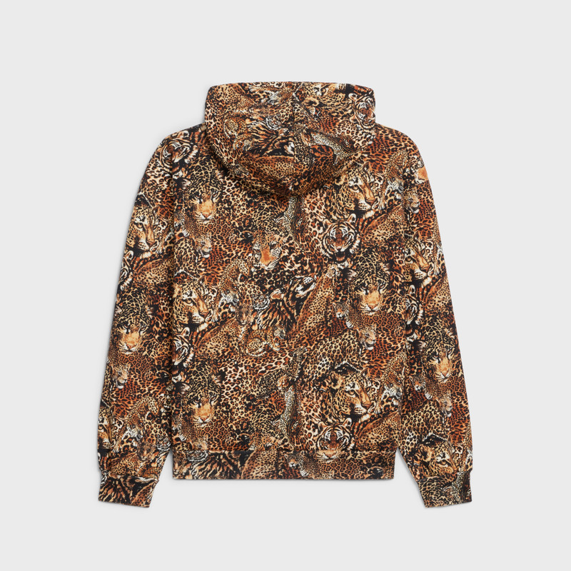 CELINE LOOSE CELINE HOODIE IN COTTON FLEECE outlook