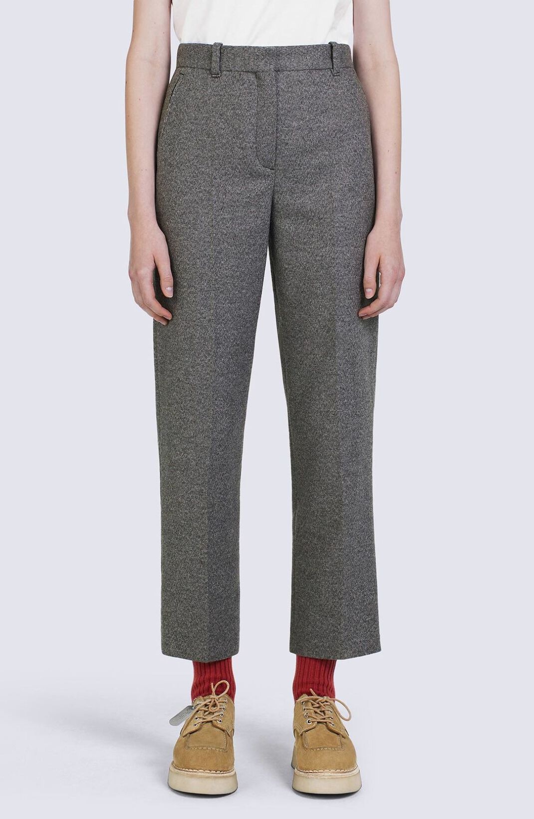 Cropped tailored trousers - 5