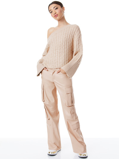 Alice + Olivia INA CABLE KNIT SWEATER outlook
