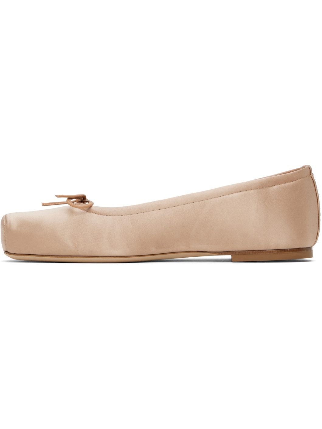 Pink Gabriella Satin Ballerina Flats - 3