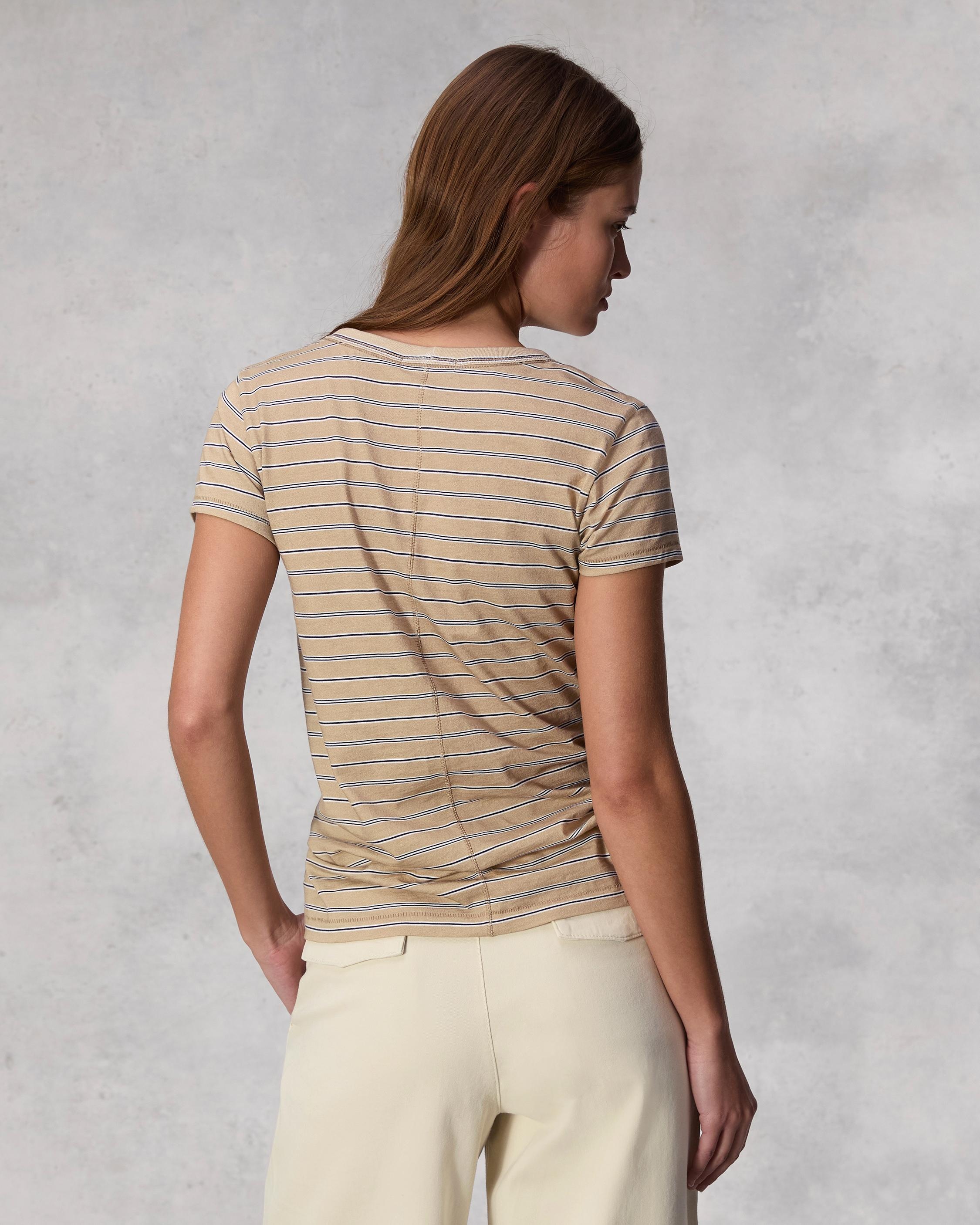 The Slub Stripe Tee
Cotton T-Shirt - 5