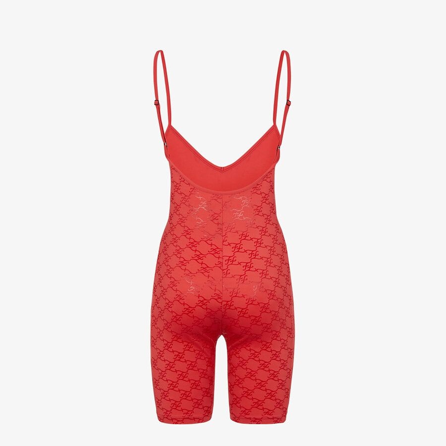 Red Lycra® suit - 2