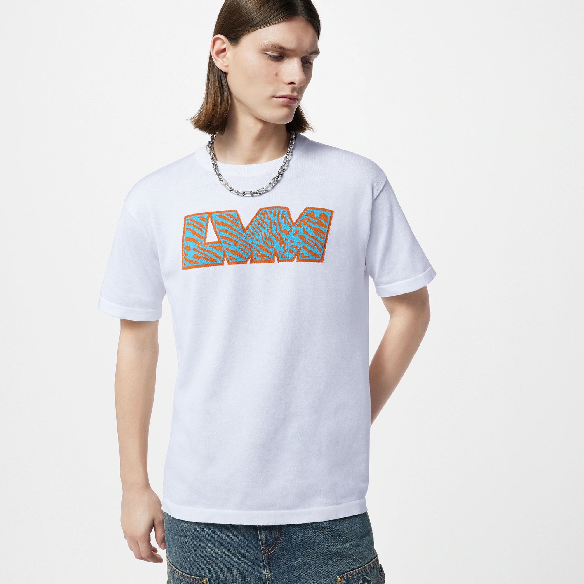 Short-Sleeved Cotton Crewneck - 2