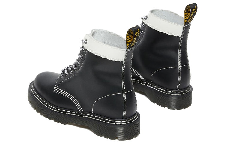 Dr. Martens 1460 Pascal Bex Leather Contrast Lace Up Boots 'Black' 27336009 - 4