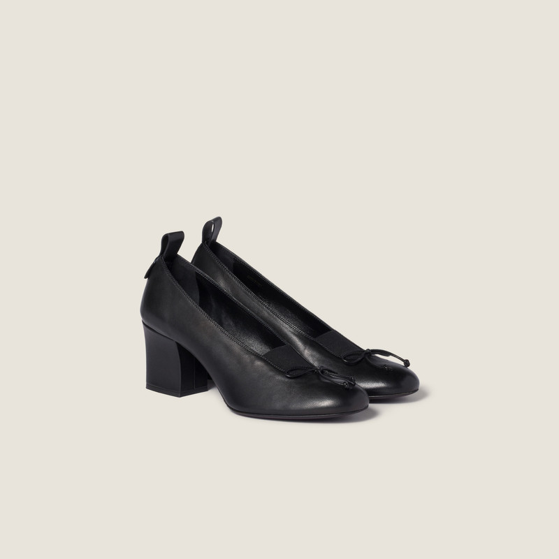 Élan nappa leather pumps 1