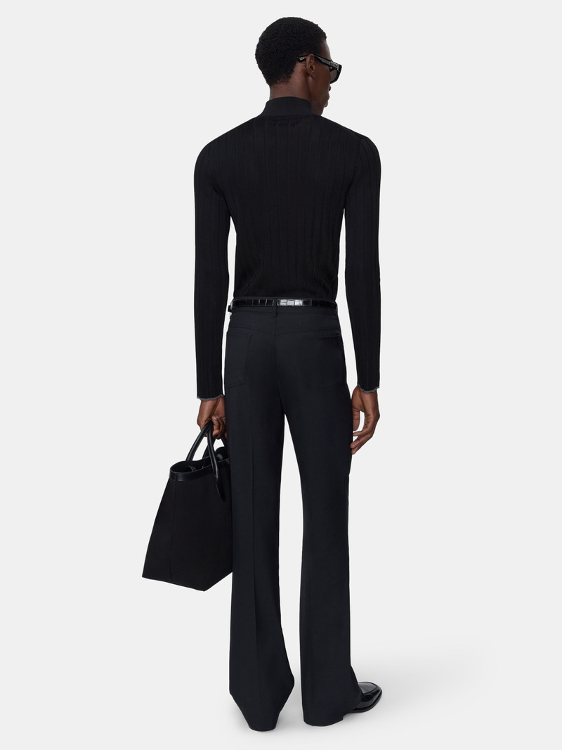 SCRIPT MOCK NECK SWEATER 4
