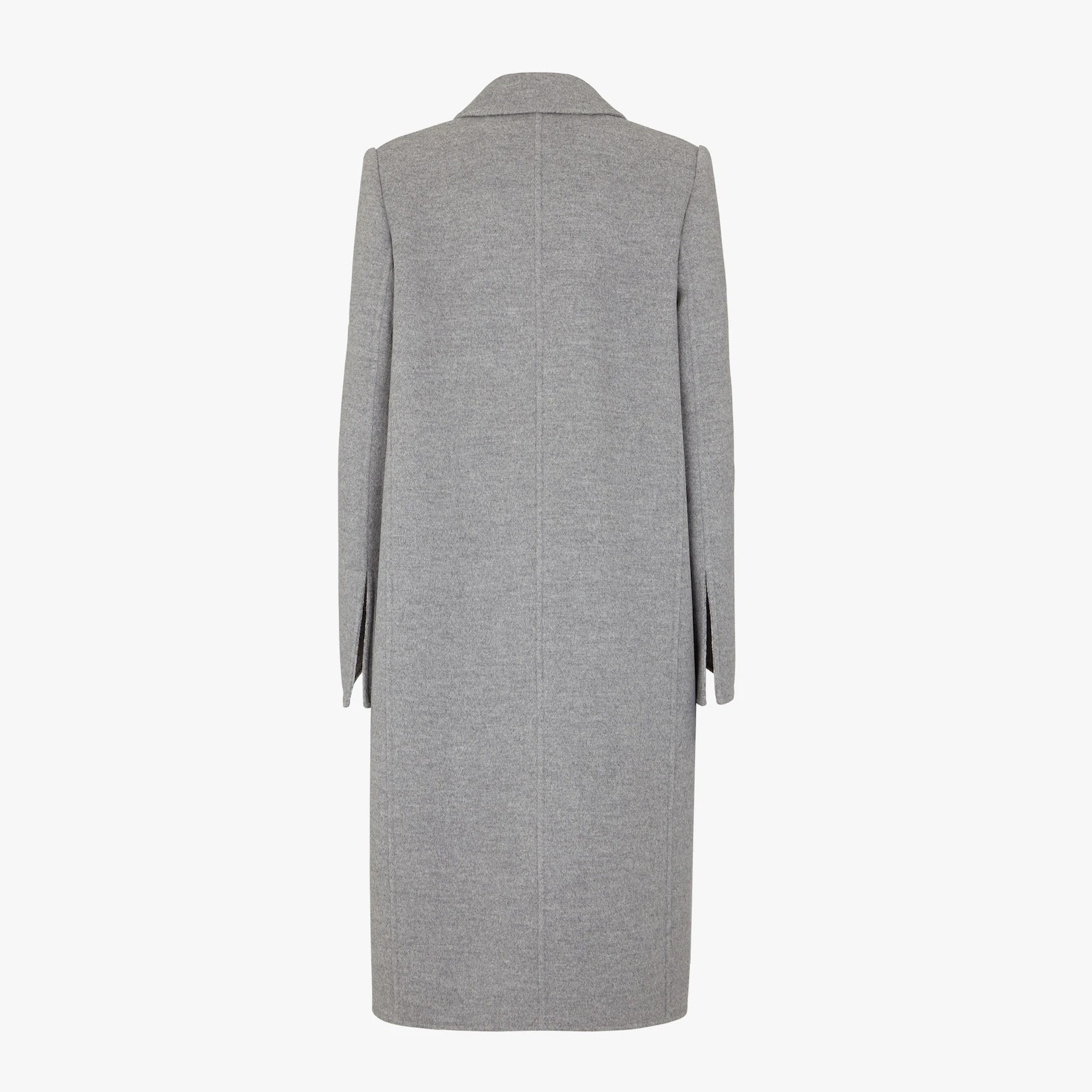 Gray wool coat - 2