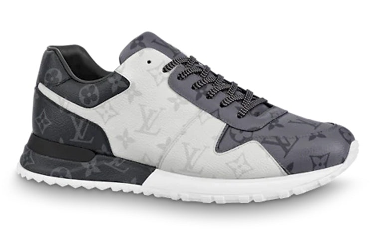 LOUIS VUITTON Run Away Sneakers 'White Monogram Ice and Dark Gray Monogram' 1A8UZJ - 2