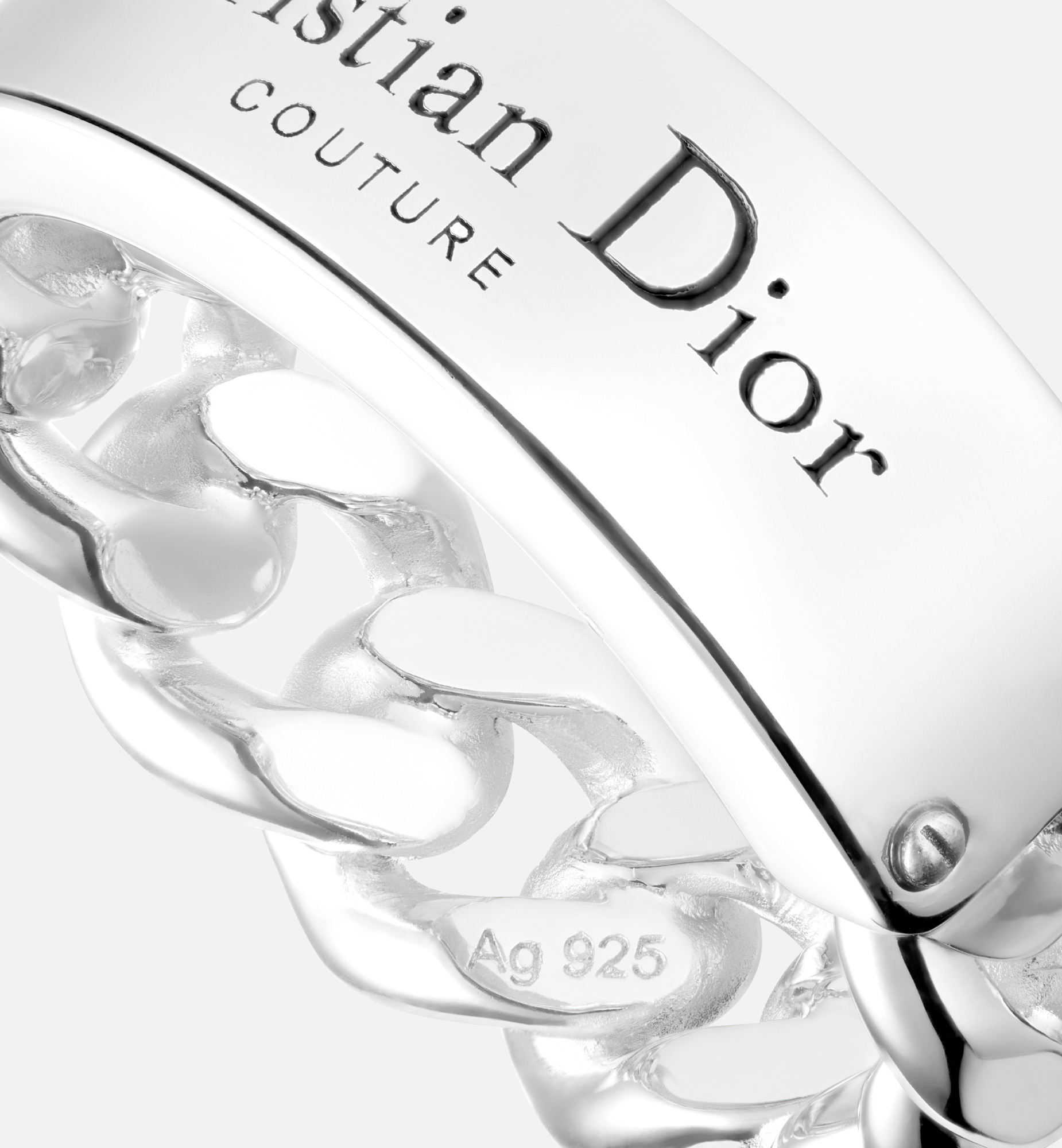 Christian Dior Couture Chain Link Ring - 4