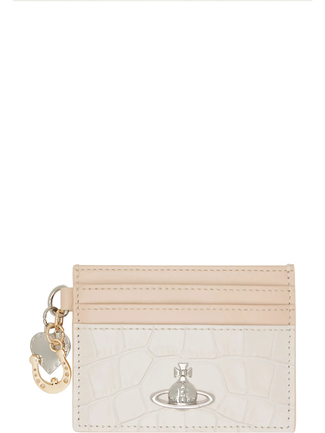Beige Charms Card Holder - 1