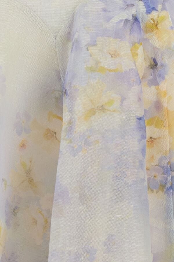 Zimmermann Printed linen blend Crush dress | gebnegozionline