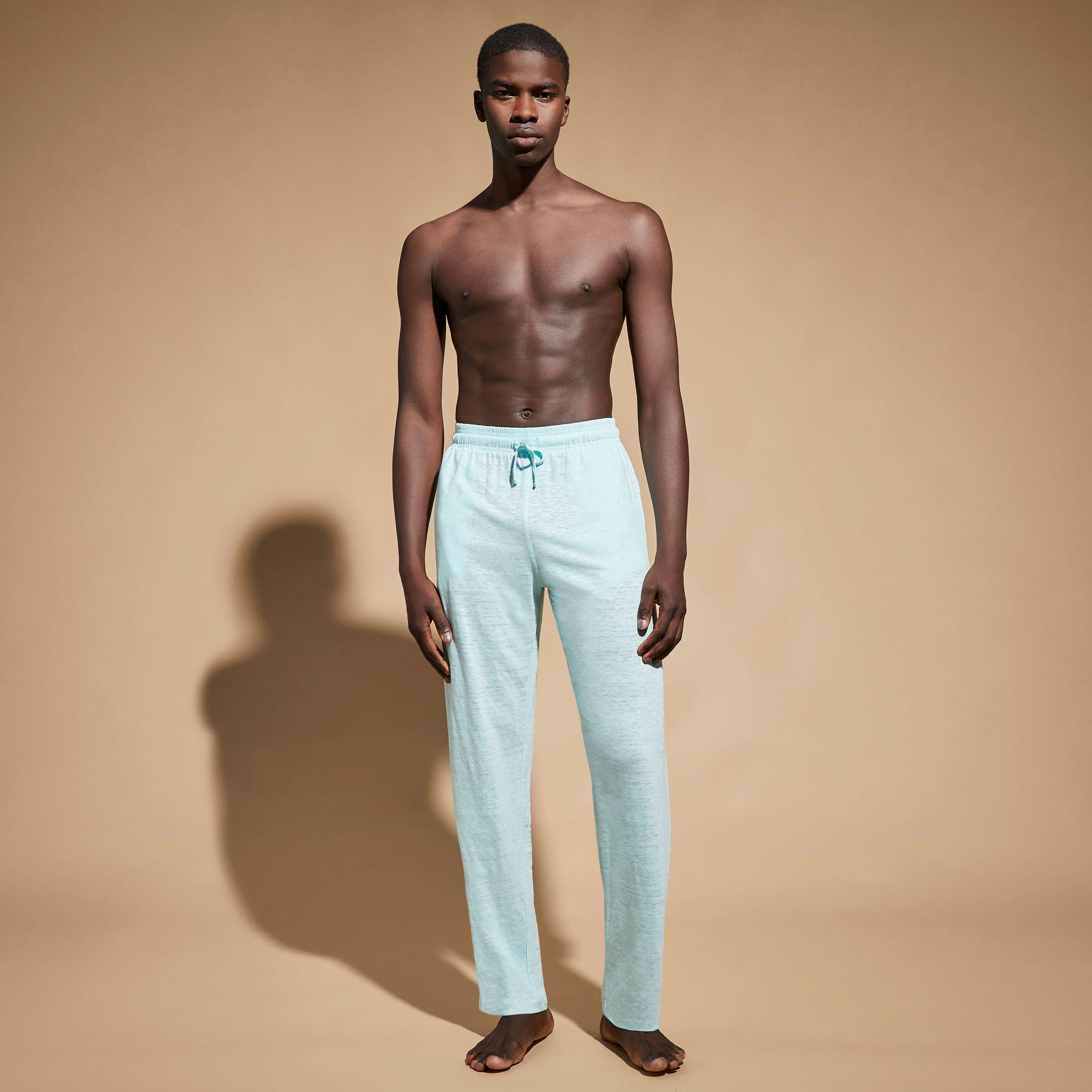 Unisex Linen Pants Solid - 3