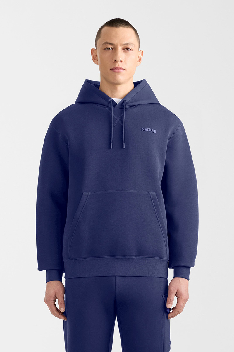 MACKAGE KOLTON-Z  Double-Face Jersey Logo Hoodie outlook