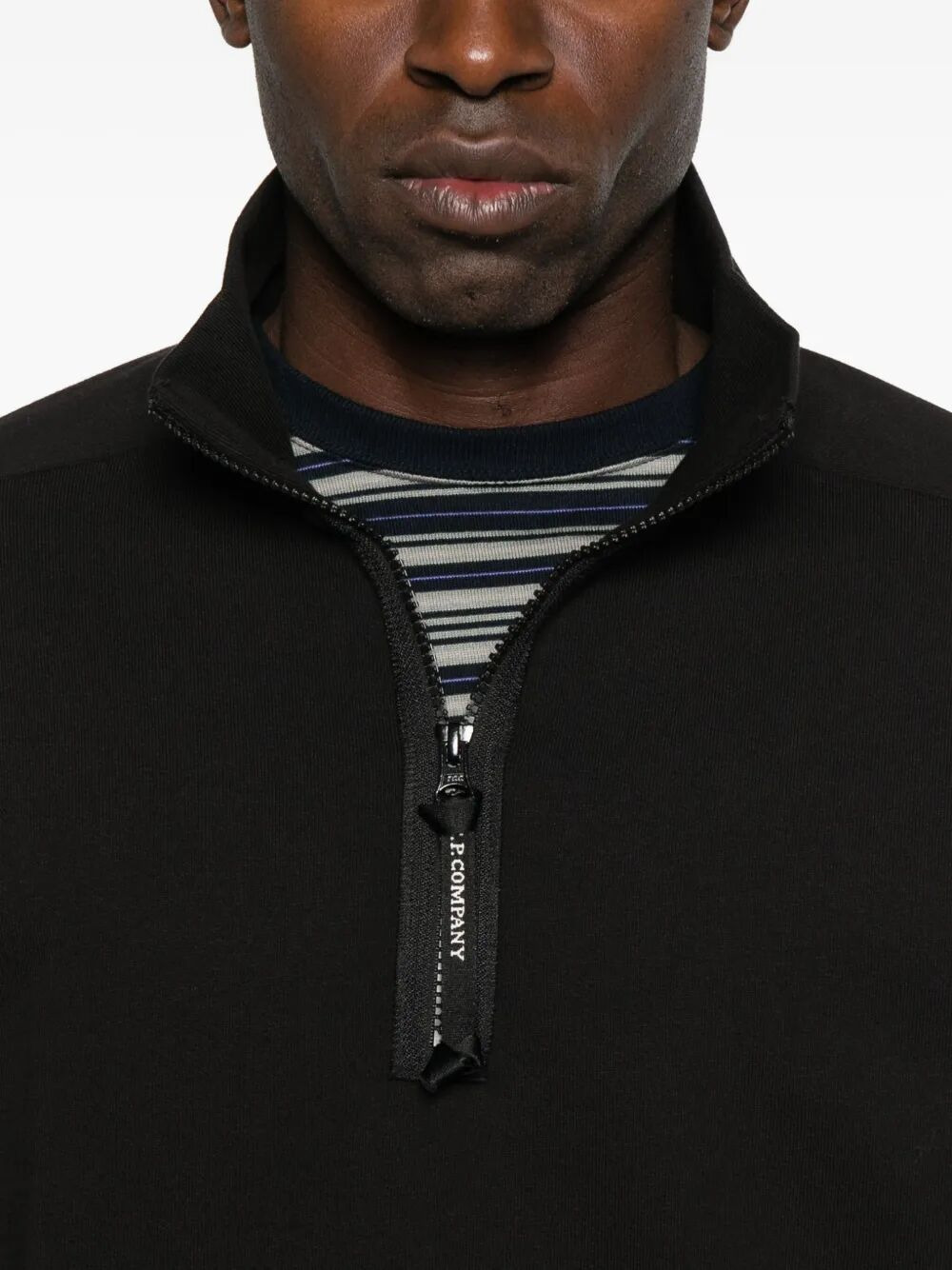C.P. Company Men Sweatshirts Polo Collar In Diagonal Raised Fleece - 5