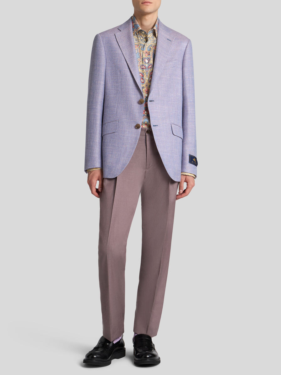 WOOL-BLEND HERRINGBONE BLAZER - 3