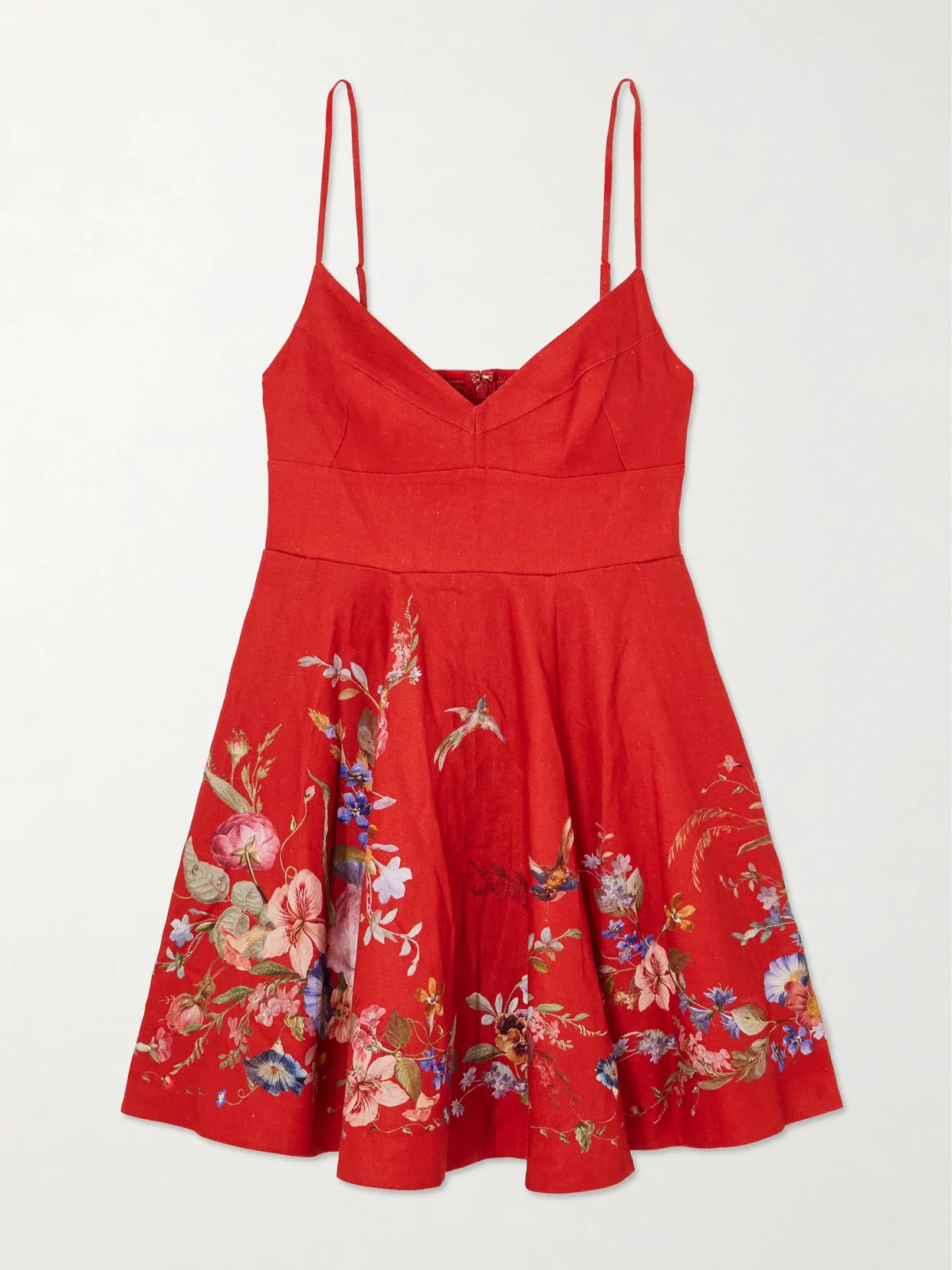 Patience Floral-print Linen Midi Dress - 1