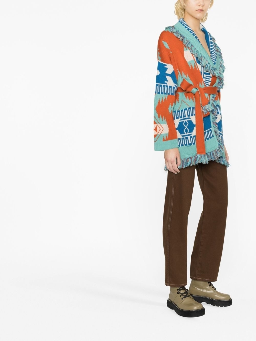 Tiger Lily Icon jacquard cardigan - 4