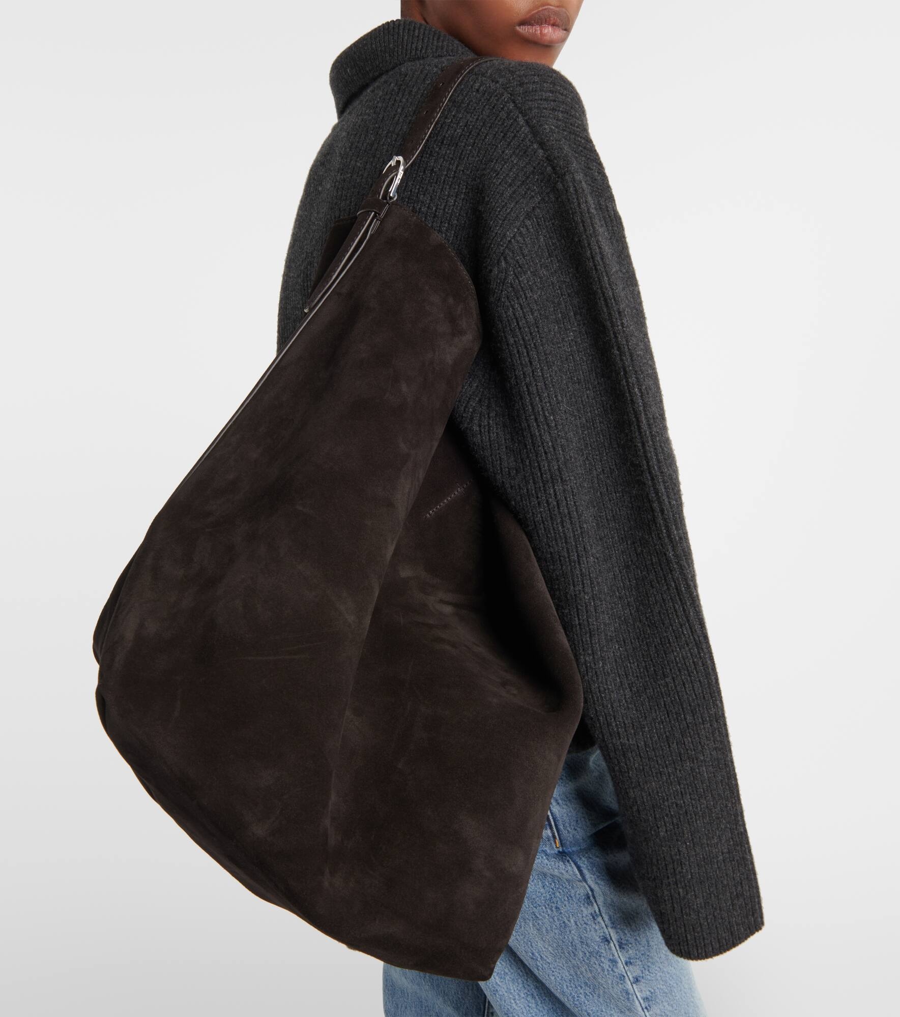 Suede tote bag - 6