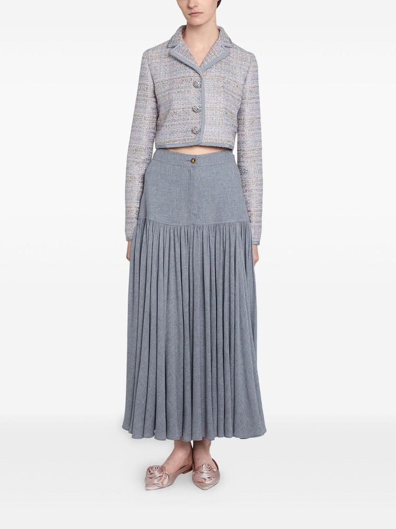 GIAMBATTISTA VALLI pleated maxi skirt outlook