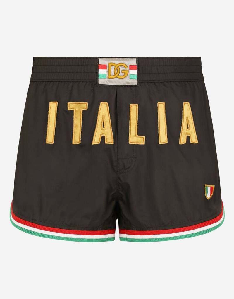 Short swim shorts with Italy DG patch 1