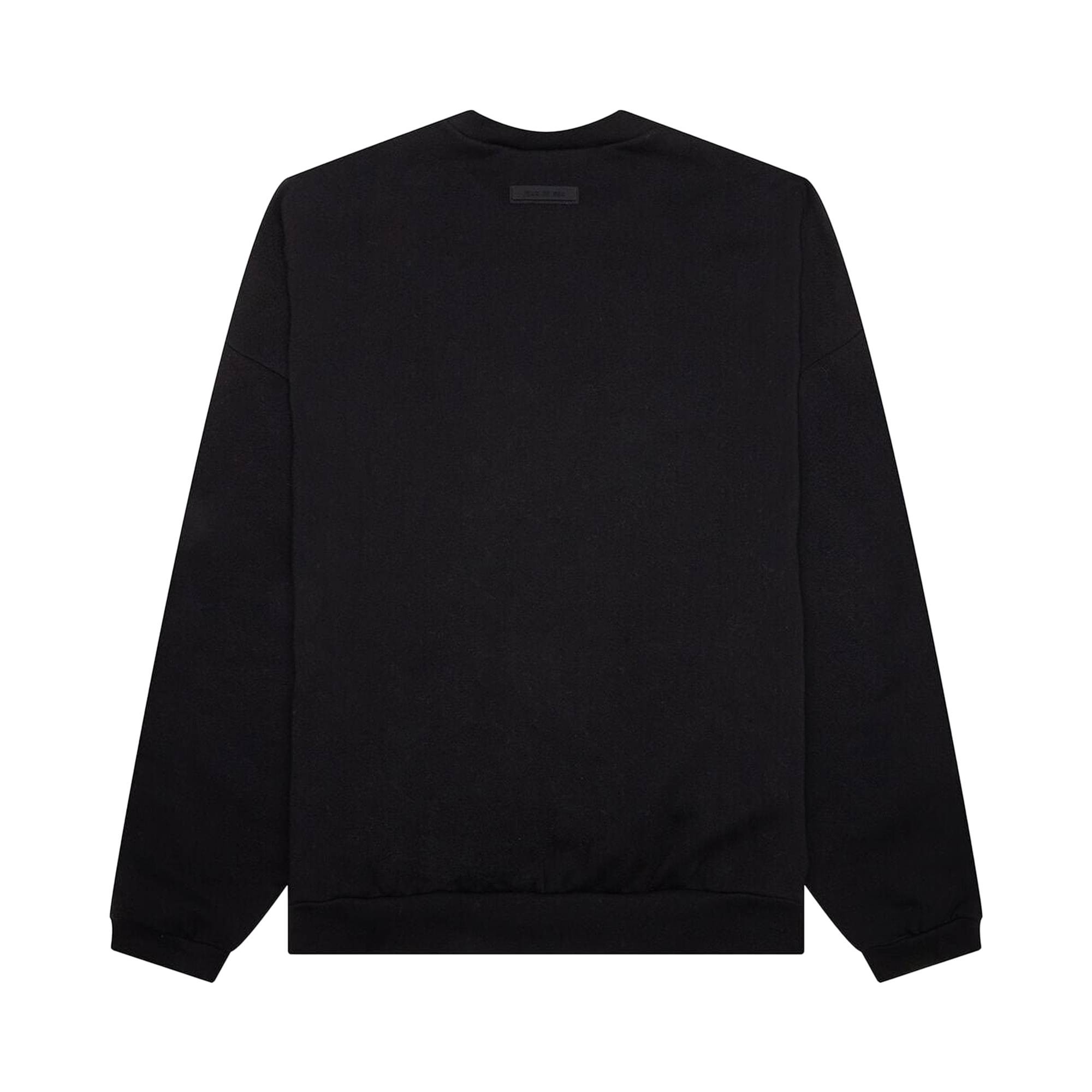 Fear of God Essentials Crewneck 'Jet Black' - 2