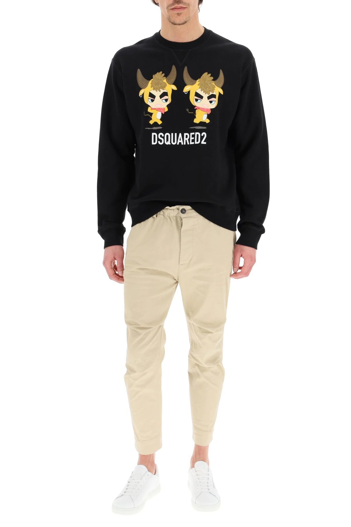 CREWNECK SWEATSHIRT WITH YEAR OF THE OX PRINT - 2