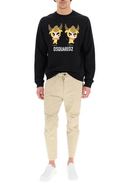 DSQUARED2 CREWNECK SWEATSHIRT WITH YEAR OF THE OX PRINT outlook