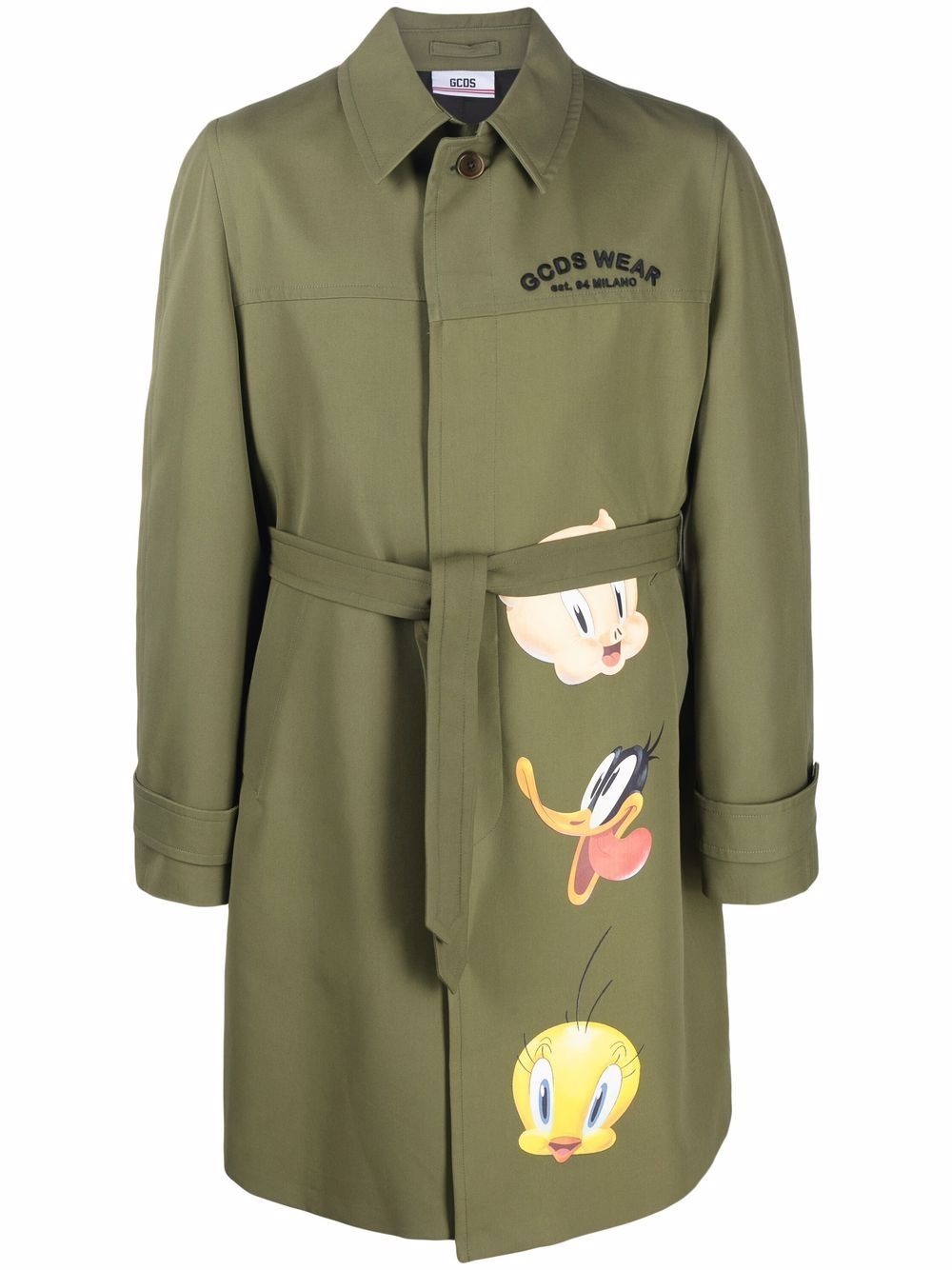 x Looney Tunes™ long-sleeved trench coat - 1