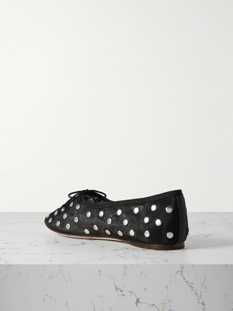 Landon Studded Mesh Ballet Flats 3