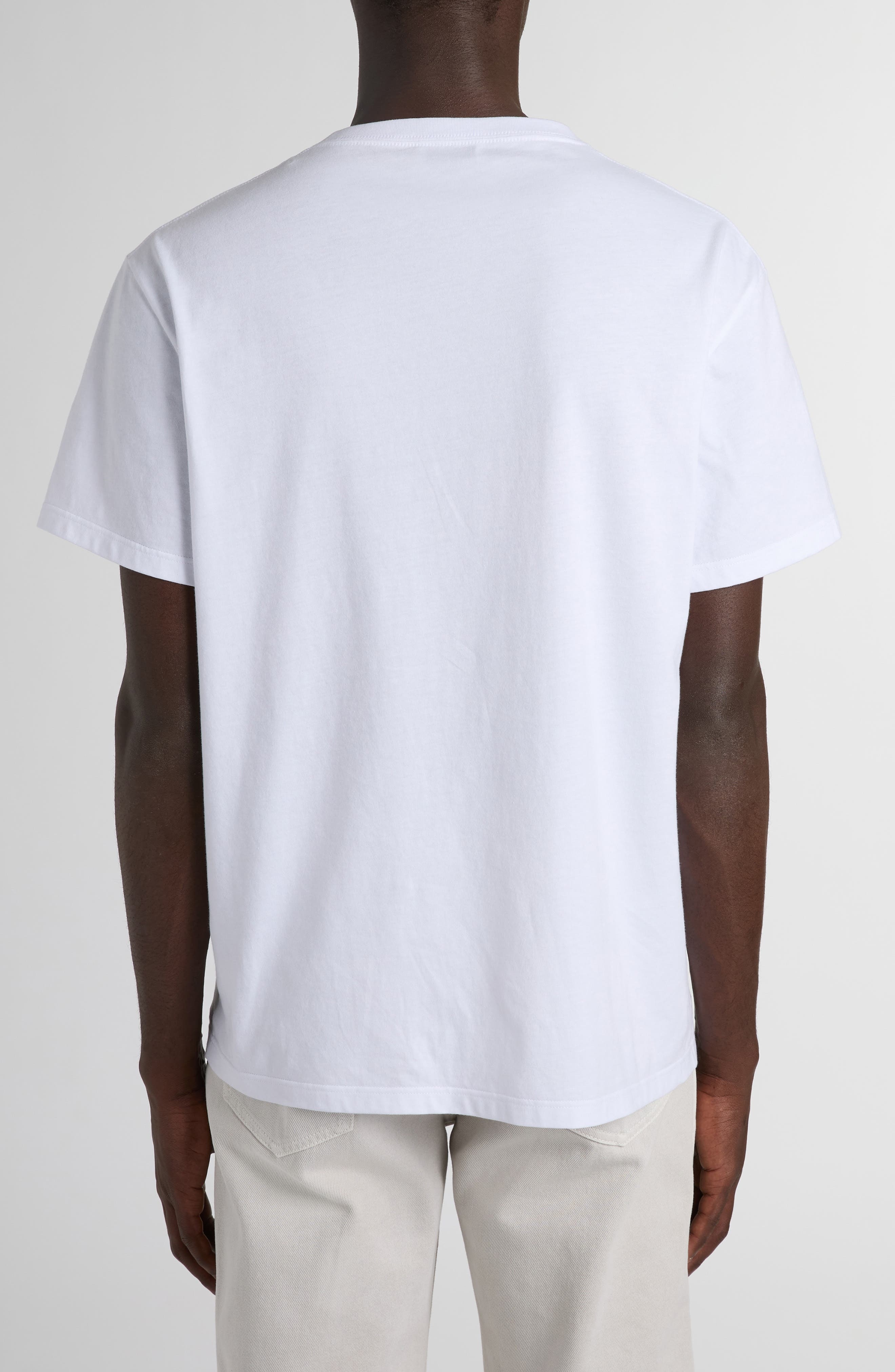 McQueen Skull Graphic T-Shirt in White /Black at Nordstrom - 3