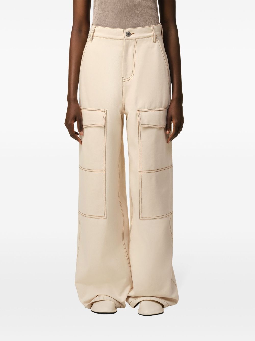 wide-leg trousers - 5