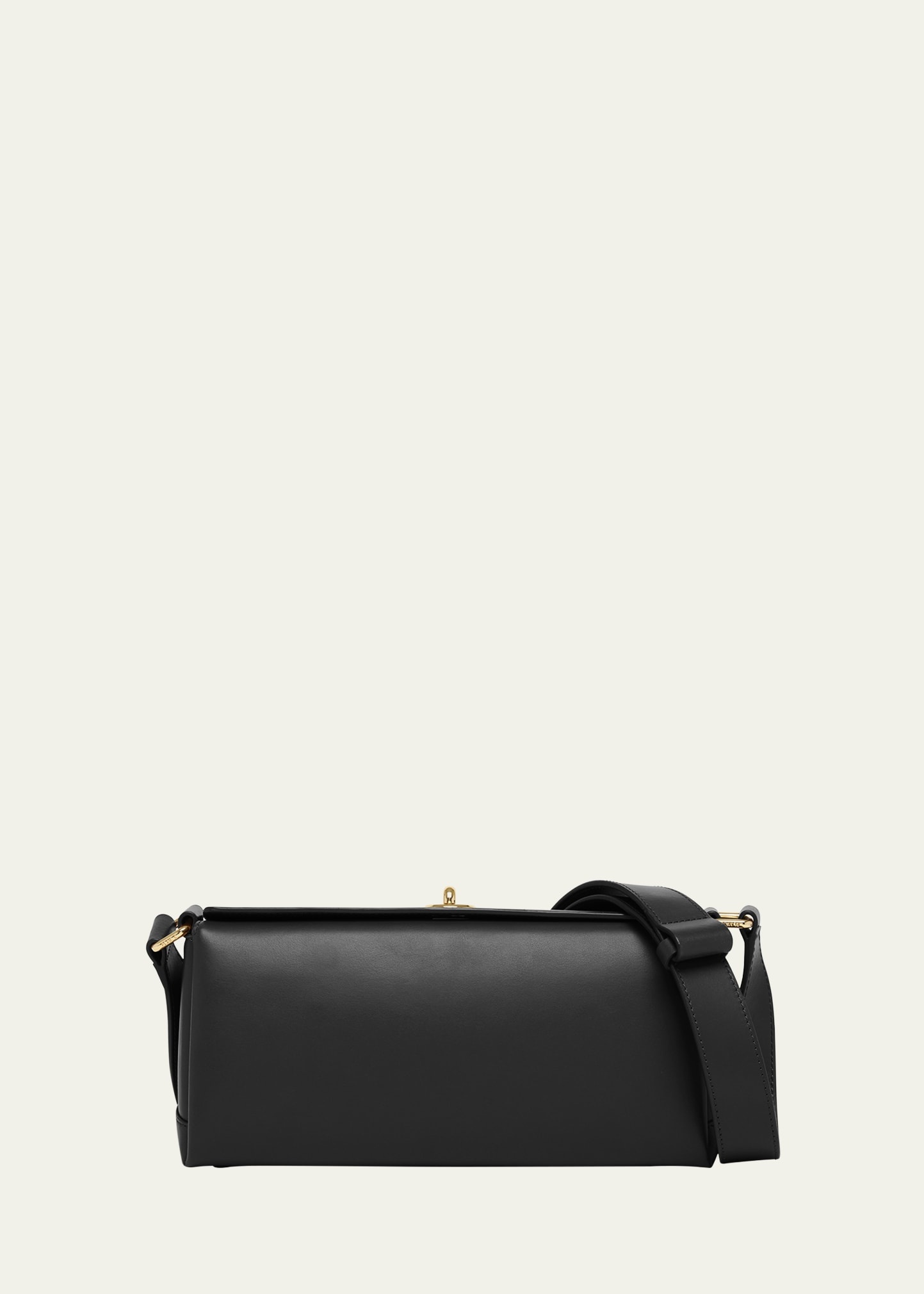 Folded Leather Shoulder Bag - 1