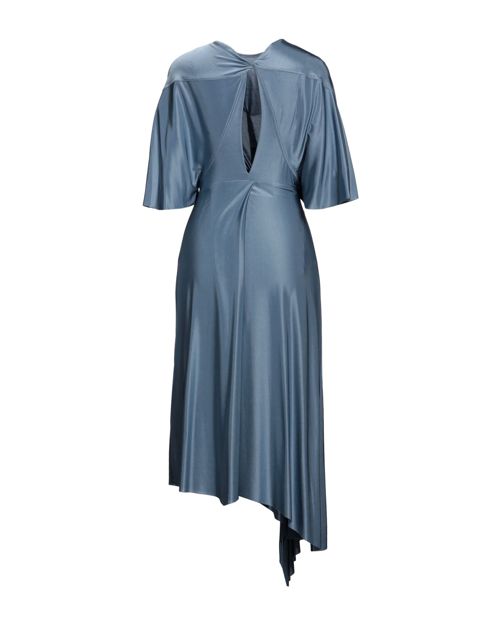 Pastel blue Women's Elegant Dress - 2