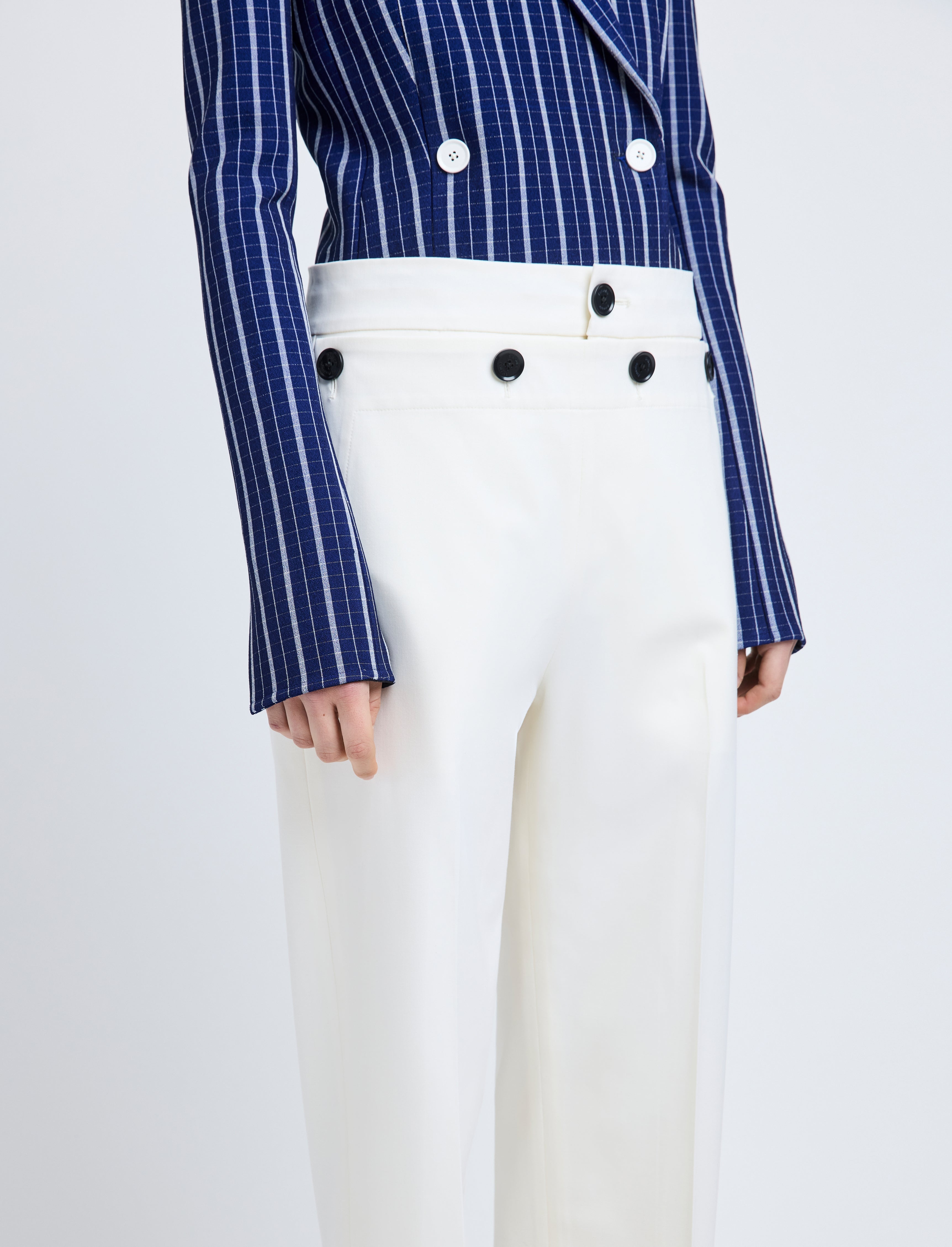 Oliver Pant in Wool Gabardine - 5