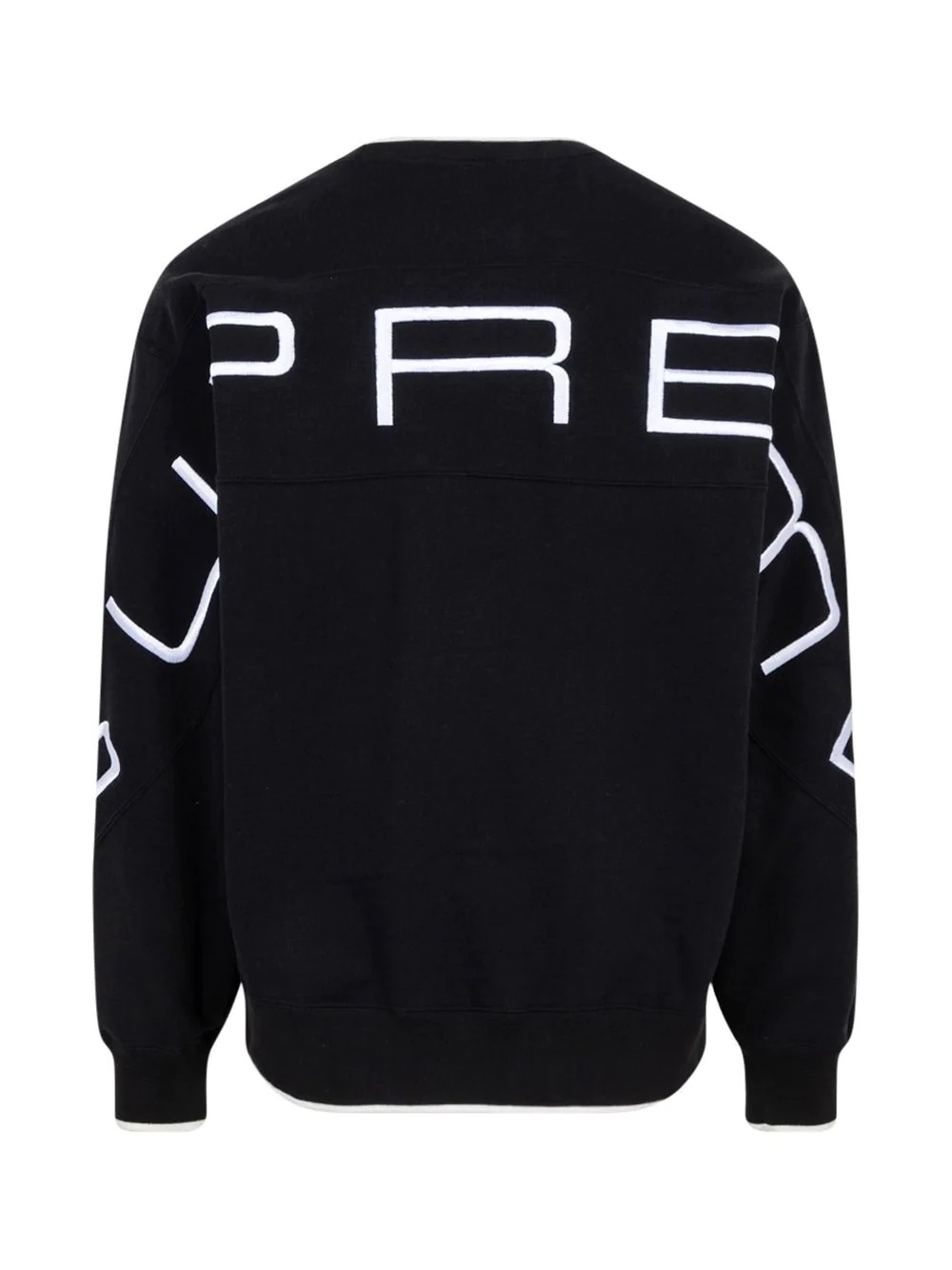 stretch crewneck sweatshirt - 2