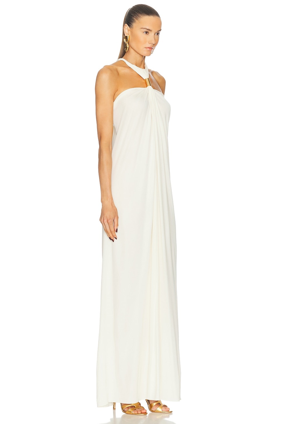 Halterneck Evening Dress - 2