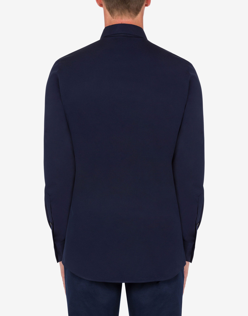 POPLIN SHIRT WITH LOGO SIGNATURE 3