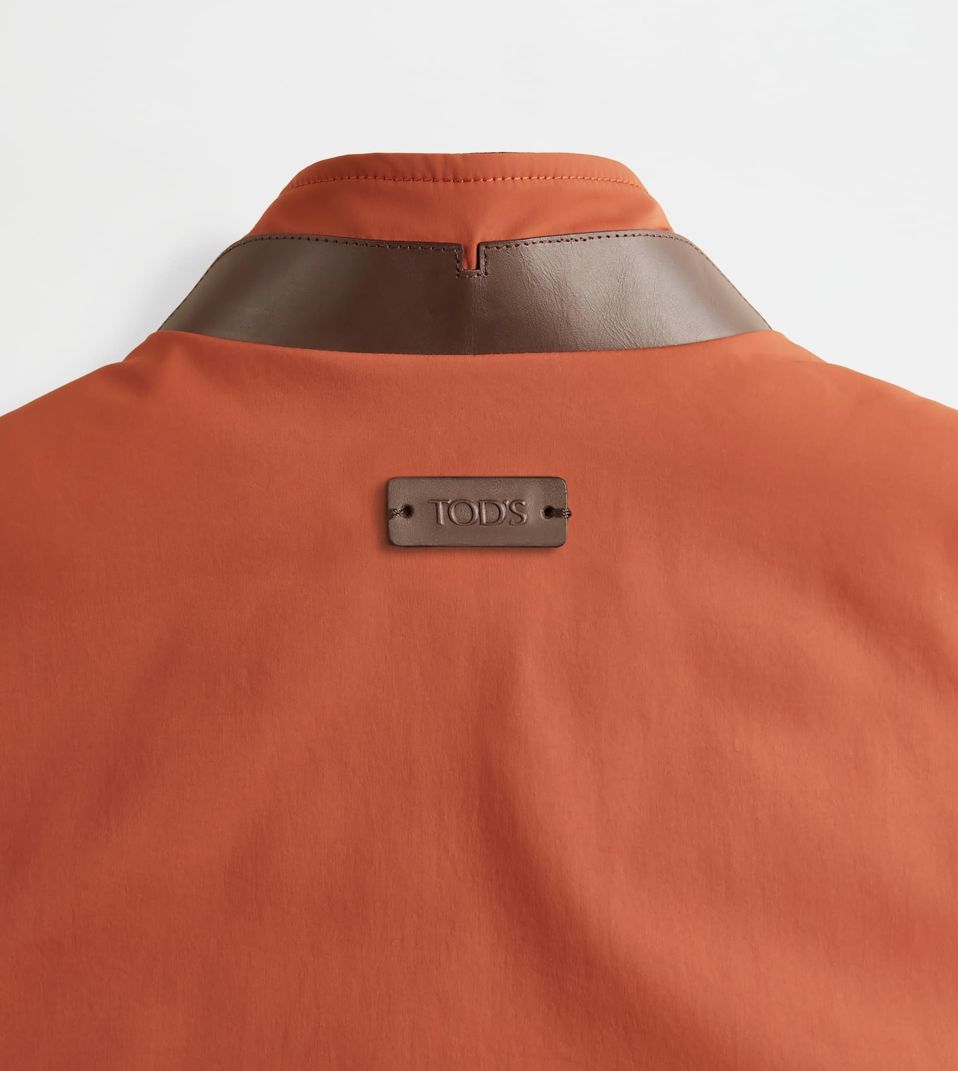 GILET IN TECHNICAL FABRIC - ORANGE - 6