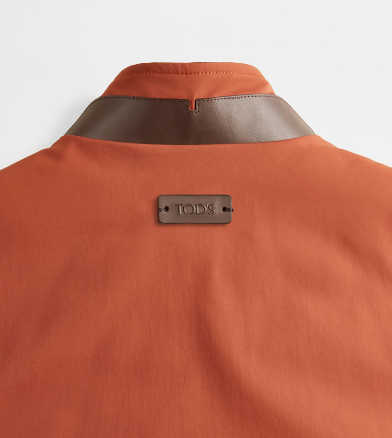 GILET IN TECHNICAL FABRIC - ORANGE 6