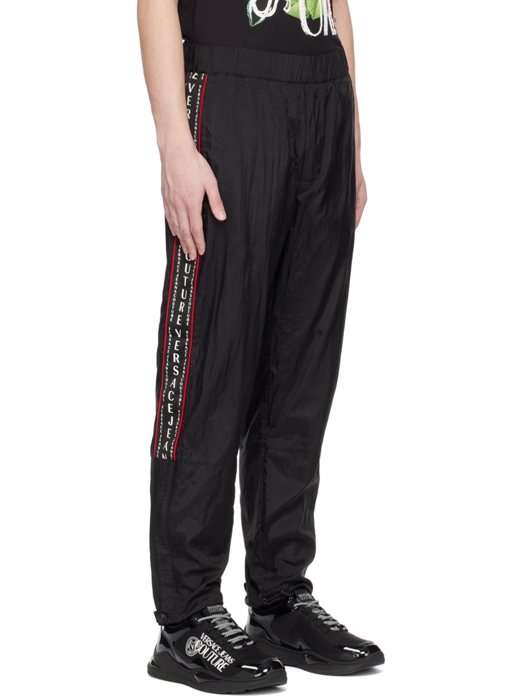 Black Grosgrain Trousers - 2