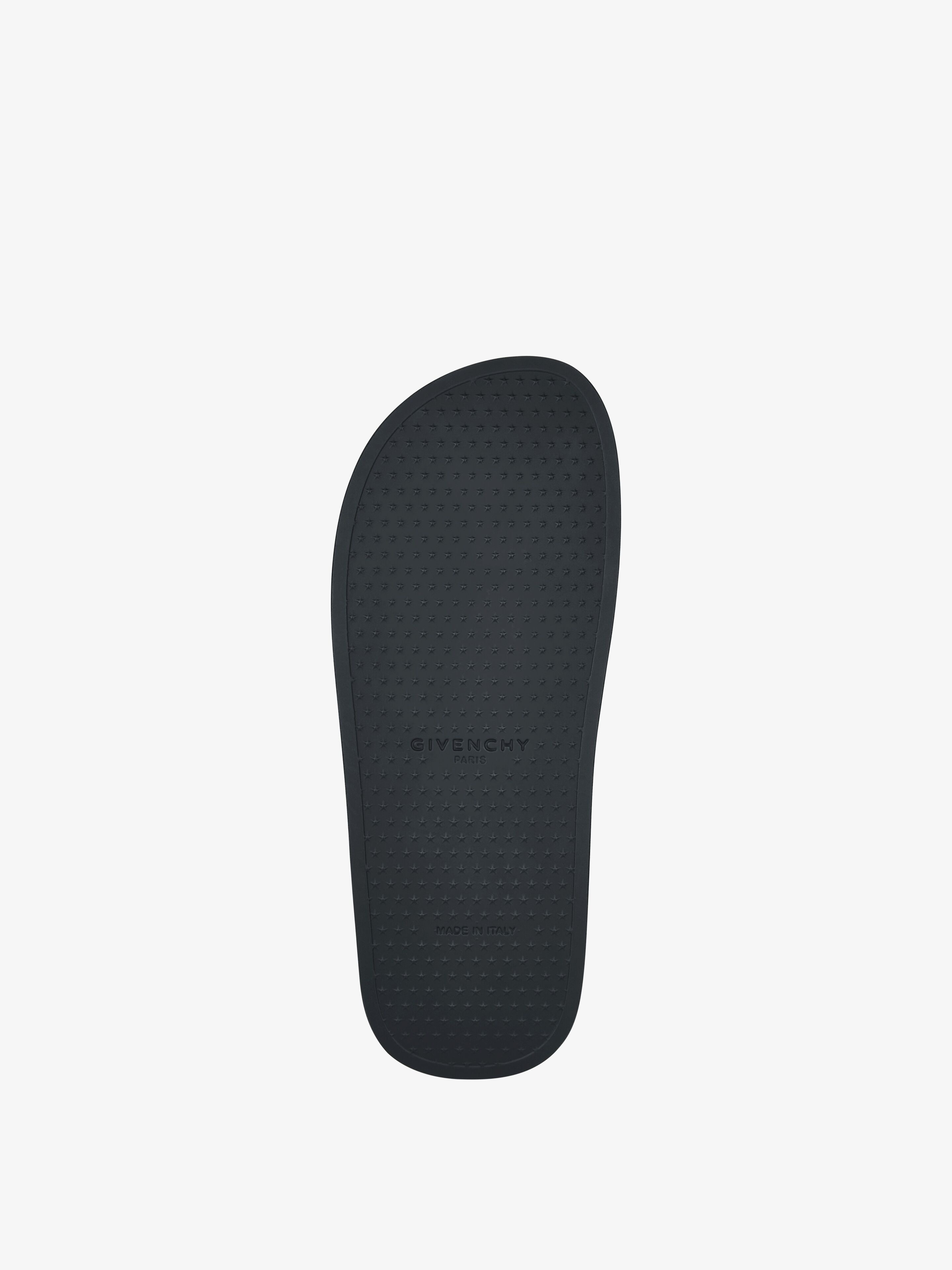 SLIDE SANDALS IN RUBBER WITH GIVENCHY INFINITY PRINT - 5