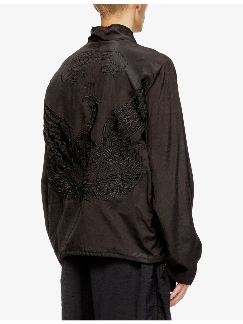 J-Henri-Souvenir Phoenix-Embroidered Woven Jacket - 4