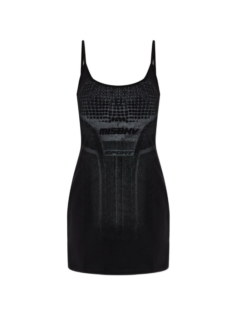 logo-detail mini dress 1