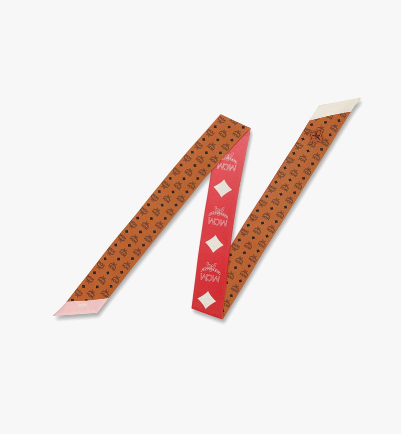 Reversible Monogram Print Petite Scarf in Organic Silk 3